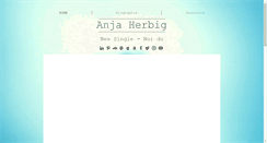 Desktop Screenshot of fanclub.anjaherbig.de